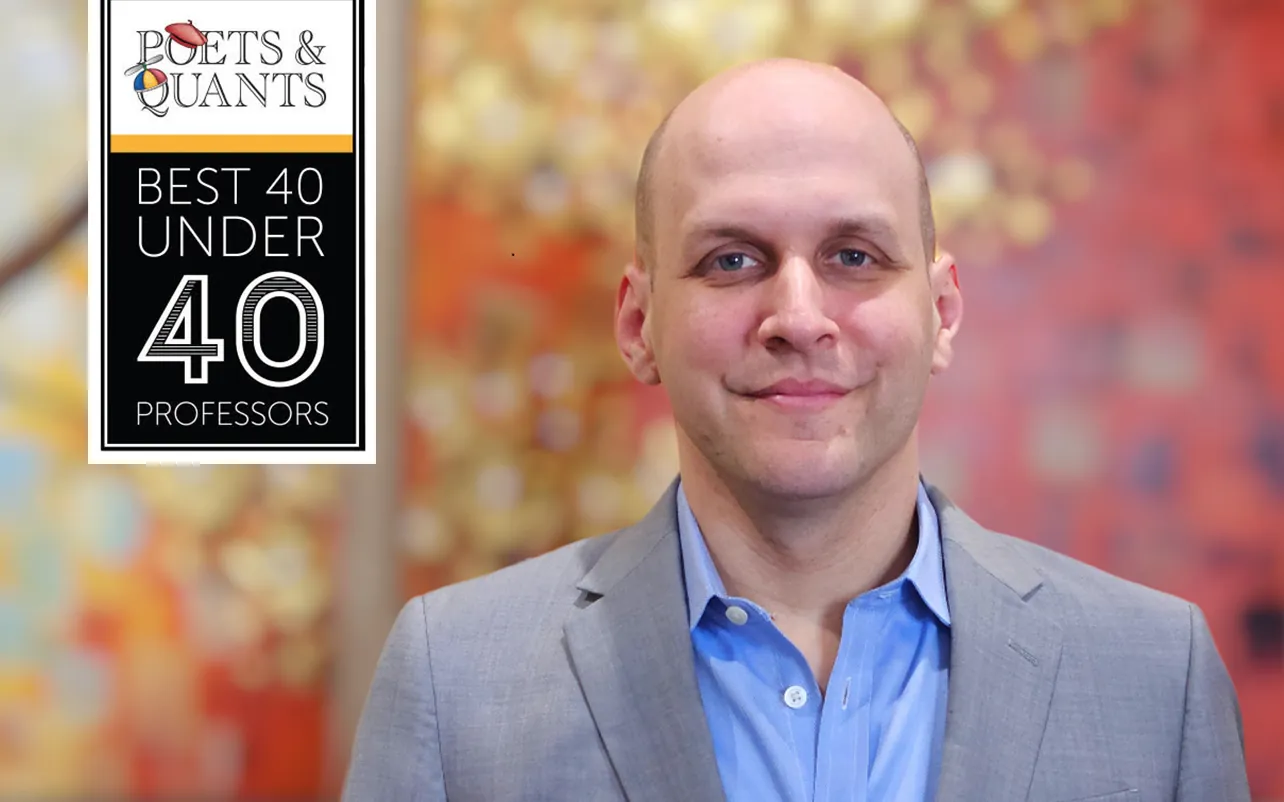 Andrew Brodsky with the Best 40 Under 40 Logo